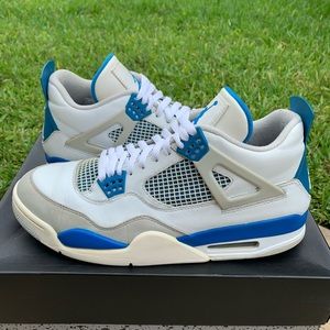 (SOLD!) AIR JORDAN 4 RETRO ‘MILITARY BLUE’ SIZE 11